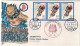 1977-Giappone Japan Striscia S.1v."32 Meeting Nazionale Di Atletica,ciclismo" Su - FDC