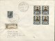 1953-Trieste A Lettera Racc.in Perfetta Tariffa Per L.105 Affr.quartina L.25 Ago - Marcophilia