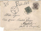 1896-busta Raccomandata (angolo Mancante) Affr. Con 40c. + 45c. Umberto I Due Em - Marcofilie