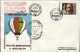 San Marino-1979-Portogallo ,bollo Amaranto Posta Con Pallone Mongolfiera Sassone - Postmark Collection