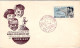 1956-Giappone Japan S.1v."Giornata Mondiale Della Gioventu'"su Fdc Illustrata, C - FDC