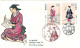 1980-Giappone Japan S.2v."Settimana Filatelica" Su Fdc Con Foglietto Illustrato  - FDC