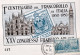 1950-XXV Congresso Filatelico Milano, Con Erinnofilo Azzurro 1^ Centenario Del F - Erinofilia