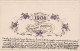 1904-sinceri Auguri,cartolina A Rilievo Non Spedita - New Year