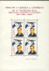 1977-erinnofilo Foglietto 4 Valori "omaggio A Charles Lindenbergh Nel 50^ Annive - Vignetten (Erinnophilie)