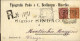1895-depliant Raccomandato Affr.mista Due Re,con 2c.Cifra + 5c.Umberto I (difett - Marcofilie