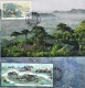 1991-Cina China CDMC1,T164, Scott 2347-50, Imperial Summer Resort Maximum Cards - Storia Postale