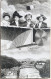 C. P. A. Photo 07 : VALS LES BAINS  Portrait De 4 Personnes Dans Un Avion Dessiné, Drapeau "AERODROME DE VALS LES BAINS" - Vals Les Bains