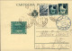 1946-cartolina Celebrativa Postale L. 2 Agricoltore Repiquages Unione Filatelica - Erinnophilie