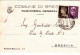 1945-Luogotenenza 10c. + 50c. Imperiale Senza Fasci Tirature Di Novara Su Cartol - Storia Postale