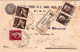 1945-cartolina Raccomandata Ospedaliera Affrancata Coppia 30c. + L.2 Imperiale + - Storia Postale