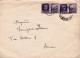1942-lettera Affrancata Con Due Esemplari Propaganda Di Guerra Del 50c.Armi E Cu - Storia Postale