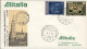 San Marino-1974 I^volo Alitalia AZ 524 Milano Budapest Del 3 Maggio - Luchtpost