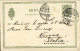 1901-Danimarca Cartolina Postale 5o. Diretta In Italia - Entiers Postaux