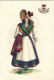 1925-donna In Costume Della Regione Toscana Disegnatore Carini - Women