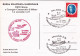 1977-cartolina Ricordo Della Trasvolata Bollo Rosso Milano Borsa Filatelica Nazi - Correo Aéreo
