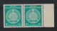 DDR 1957 Dienstmarke Michel Nr. D 35 B PF III, Michel 130,-€, 2 Scans, Plattenfehler - Postfris