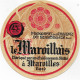 ETIQUETTE  DE  FROMAGE  NEUVE   ABBAYE DE MAROILLES LE MAROILLAIS SHILILE MAROILLES NORD - Formaggio