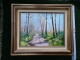 Jean Claude DAILLY Huile Sur Toile AUTOMNE EN FORET 35 X 27 Cm - Oelbilder