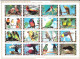 UMM AL QIWAIN - 2 PLANCHES DE 16 TIMBRES OBLITERES - EXOTIC BIRDS / OISEAUX EXOTIQUES - Sonstige & Ohne Zuordnung