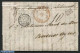 France 1850 Letter From Paris Via UK To Argentina, Postal History - Lettres & Documents