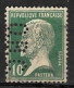845	N°	170	Perforé	-	OBC 8	-	O. BERAUDY  & Cie - Used Stamps