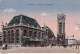 Oostende Ostende Station La Gare Centrale Feldpost 1918 - Gares - Sans Trains