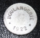 Jeton De Nécessité De Pain "Boulangerie 1922 Coopérative Des Employés & Ouvriers Des Mines De Liévin" Mining Token - Monedas / De Necesidad