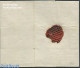 Netherlands 1827 Folding Cover From Heerenveen To Leeuwarden With A Heerenveen Mark, Postal History - ...-1852 Prephilately