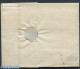 Netherlands 1820 Folding Cover From Leiden To Amsterdam With Leiden Mark, Postal History - ...-1852 Vorläufer