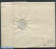 Netherlands 1820 Folding Cover From Leiden To Amsterdam With Leiden Mark, Postal History - ...-1852 Préphilatélie