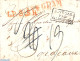 Netherlands 1825 Folding Letter From Amsterdam To Bordeaux, Postal History - ...-1852 Voorlopers