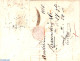 Netherlands 1825 Folding Letter From Amsterdam To Bordeaux, Postal History - ...-1852 Voorlopers