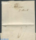 Netherlands 1827 Folding Letter From Rotterdam To Schiedam, Sea Rotterdam Mark, Postal History - ...-1852 Voorlopers