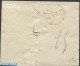 Netherlands 1835 Folding Cover From Zwolle To The Hague, Franko Zwolle Mark, Postal History - ...-1852 Voorlopers