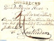 Netherlands 1825 Folding Cover Send From Dordrecht To Amsterdam, Postal History - ...-1852 Precursori