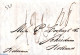 Netherlands 1847 Folding Letter To Schiedam With A 1847 Mark And A Schiedam Mark, Postal History - ...-1852 Préphilatélie