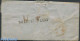 Netherlands 1859 Folding Letter To Zutphen With Hellevoetsluis And Ooltgensplaat Mark, Postal History - Covers & Documents