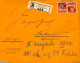 Switzerland 1929 Registrered Letter From Luzern, Postal History - Briefe U. Dokumente