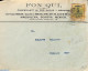 Mexico 1914 Letter With 5c SONORA Stamp, Postal History - Mexique