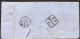 Portugal 1867 Letter From Silves Via Faro To Lisboa, Tear All Over Stamp, Postal History - Briefe U. Dokumente