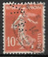 884	N°	138	Perforé	-	VN 37	-	MINES  DE  NOEUX - Usados