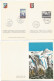 1965 Tunnel Mont Blanc Traforo Monte Bianco Joint Issue Italia France + #2 FDC + 1 Pcard - Emissioni Congiunte