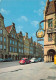 Münster, Prinzipalmarkt, Autos VW Käfer, Mercedes 220 S, Restaurant & Gasthaus Stuhlmacher - Muenster