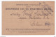 Carte En Franchise Militaire 1914 1918 - Correspondance Avec Les Départements Envahis - Lettres & Documents