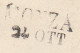 2474 - LOMBARDO VENETO - Fattura Commerciale Del 1852 Da Milano A Monza Con Cent. 15 Rosso Chiaro - III Tipo - . - Lombardo-Vénétie