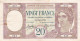 20 Francs 1936 ! XF SOMALILAND FRENCH INDOCHINA BANK - Gibuti