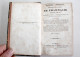 MANUEL COMPLET THEORIQUE ET PRATIQUE DE PHARMACIE POPULAIRE / DE FONTENELLE 1830 / ANCIEN LIVRE XIXe SIECLE (2603.66) - Salud