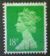 Great Britain, Scott #MH104, Used(o), 1991, Machin: Queen Elizabeth II, 18p, Light Green - Série 'Machin'