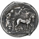 Sicile, Tétradrachme, 485-466 BC, Syracuse, Argent, TTB, HGC:2-1306 - Greek